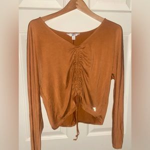 Beautiful copper rouched shirt